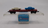 PMI 7055 Southern Flat Car with 2 Automobiles   N Gauge