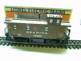 Lionel 17607 Reading Standard O Steel Side Caboose With Smoke