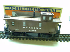 Lionel 17607 Reading Standard O Steel Side Caboose With Smoke
