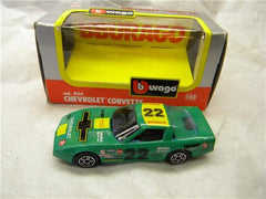BURAGO 4124 CHEVROLET CORVETTE  1/43 SCALE  MINT BOXED